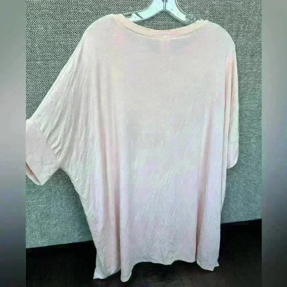 AGNES & DORA Top SWING
TUNIC Hi-Lo‎ Shirt Blush Pink 3/4
Sleeve Sz Large NWT - Picture 6 of 6